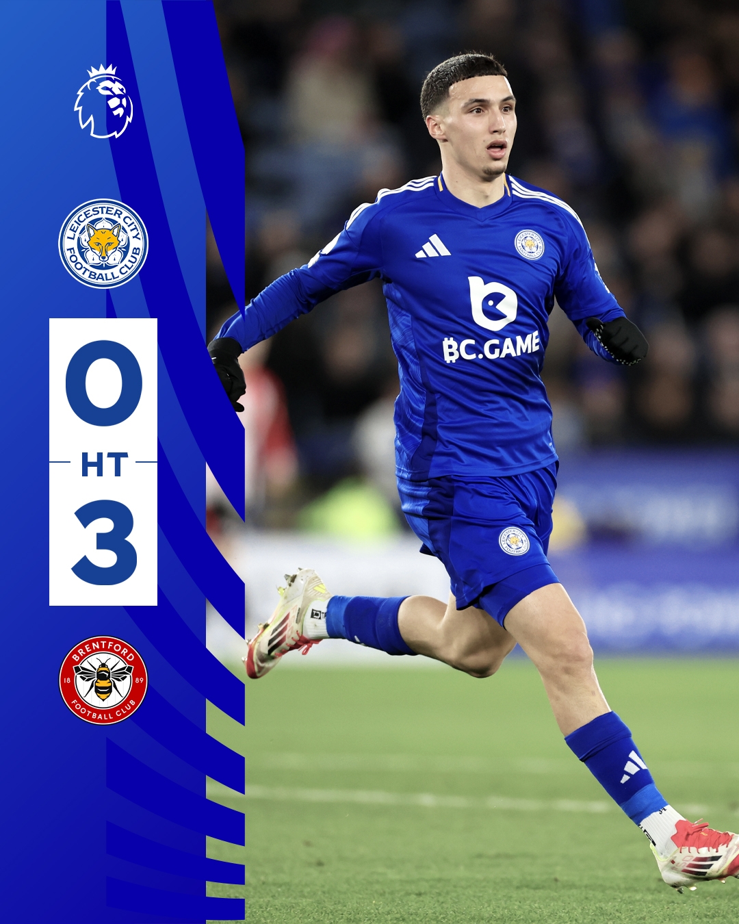 半場(chǎng)0-3！萊斯特若不進(jìn)球輸球，將主場(chǎng)6連敗0進(jìn)球創(chuàng)歷史最糟戰(zhàn)績(jī)
